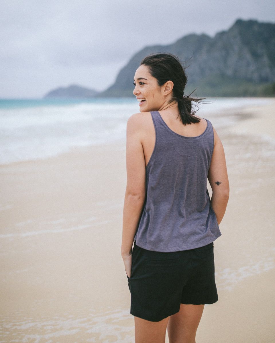 W Drape Tank sold by tentree product image thumbnail 2