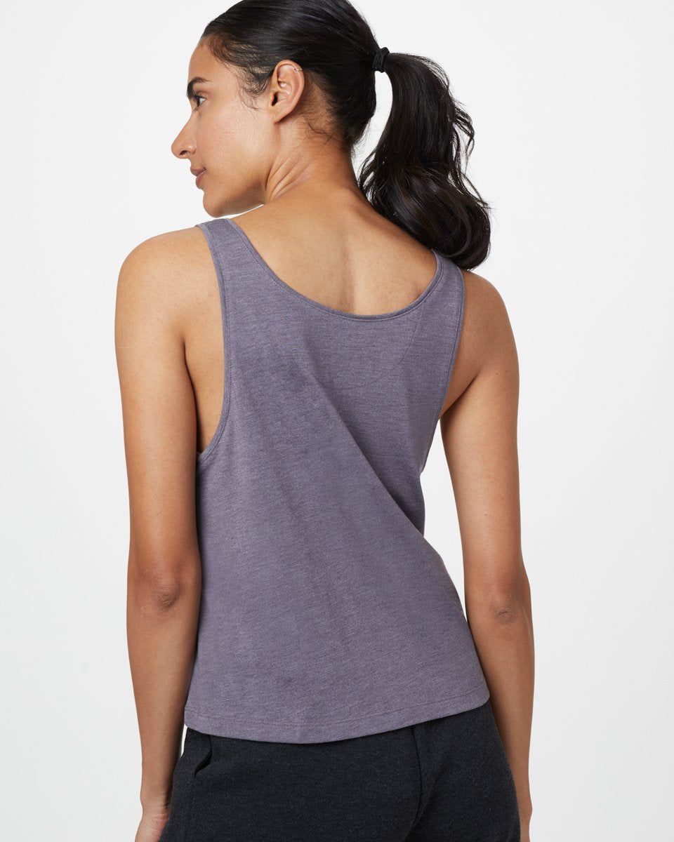 W Drape Tank sold by tentree product image thumbnail 4