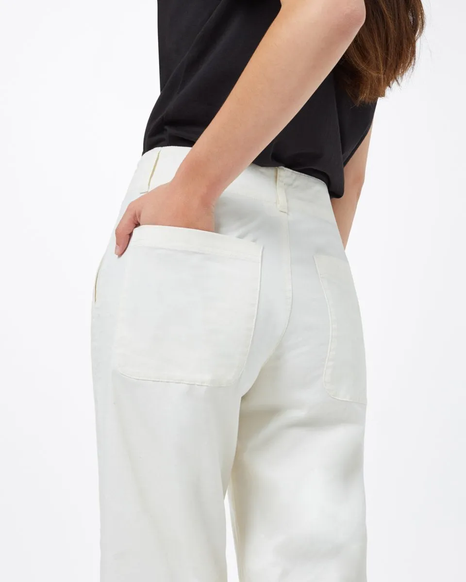 Twill Cropped Wide Leg Pant sold by tentree product image thumbnail 4