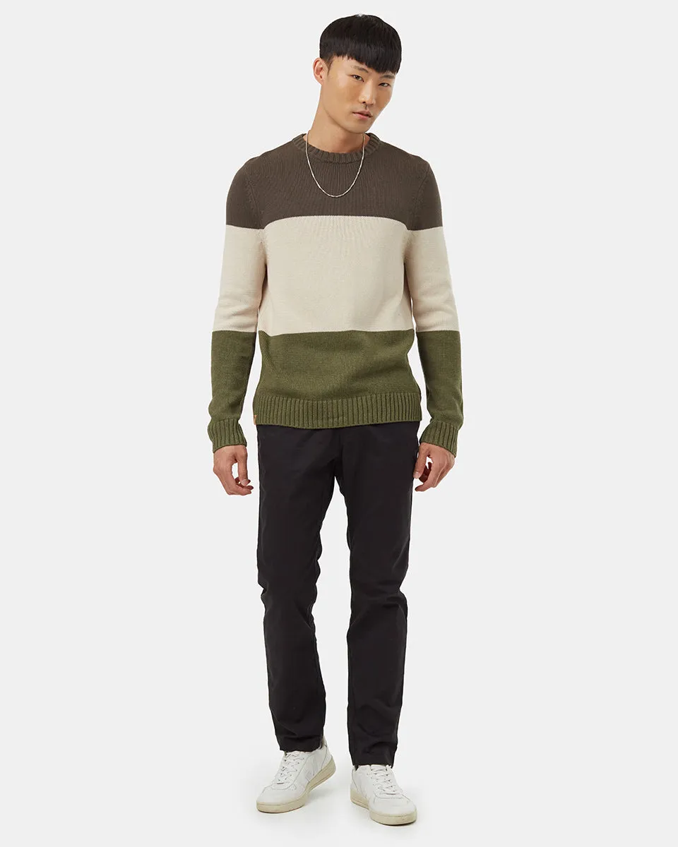 Highline Blocked Crew Sweater sold by tentree product image thumbnail 2