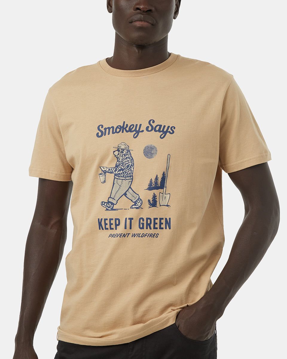 Smokey Bear Says T-Shirt sold by tentree product image thumbnail 5