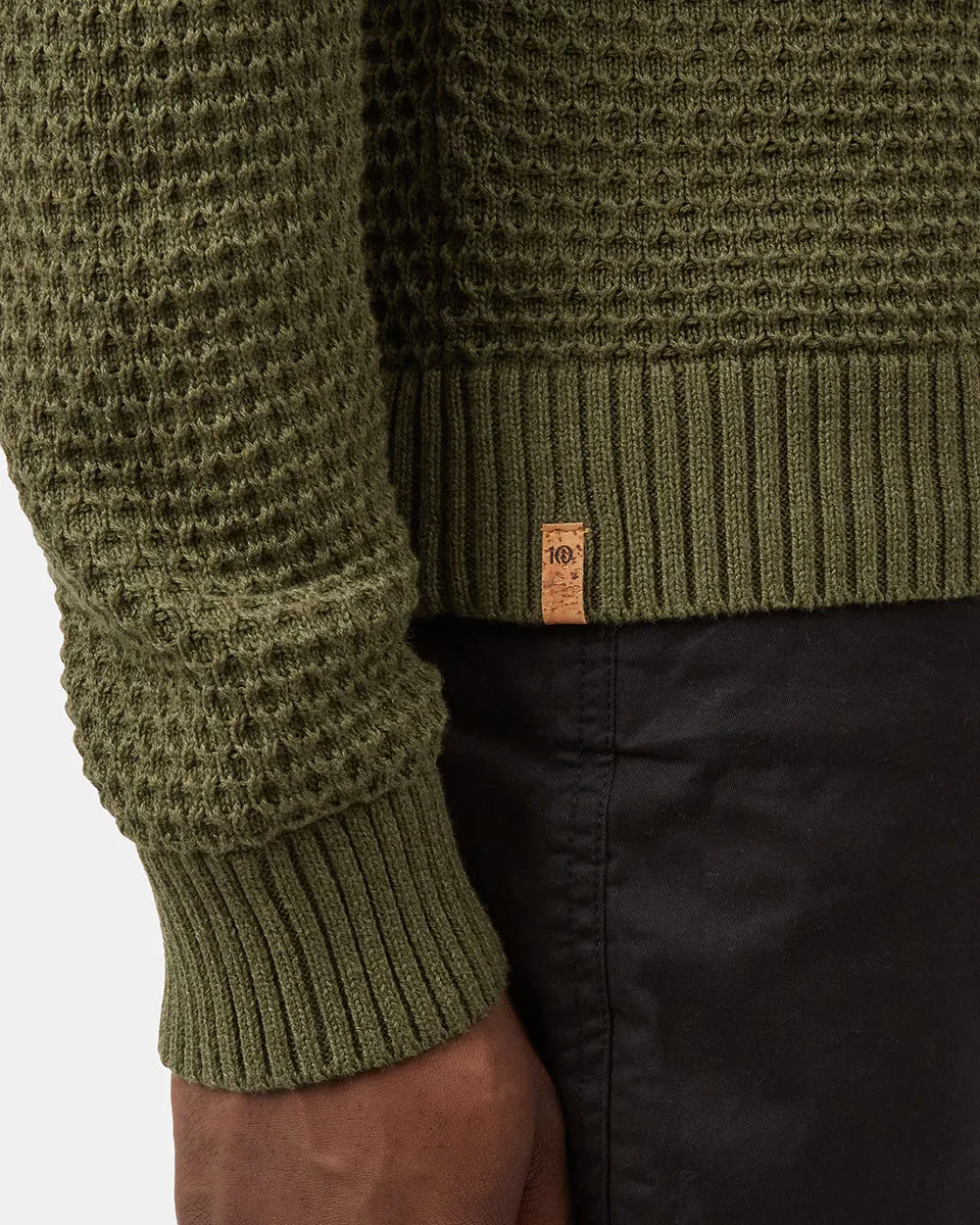 Highline Waffle Stitch Crew sold by tentree product image thumbnail 4