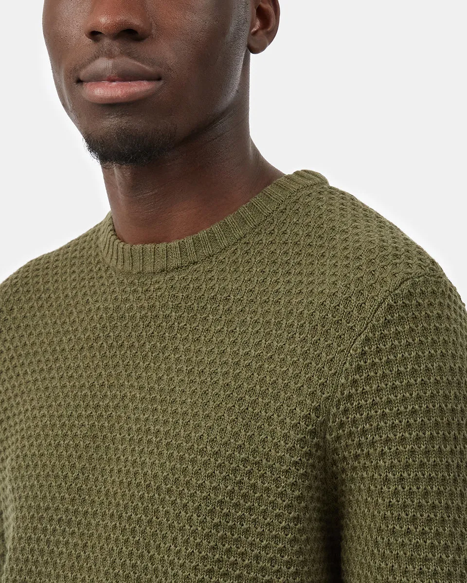 Highline Waffle Stitch Crew sold by tentree product image thumbnail 5