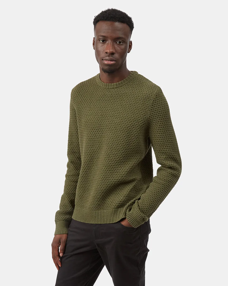 Highline Waffle Stitch Crew sold by tentree product image thumbnail 2