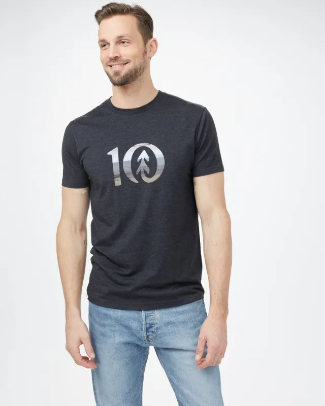Spruce Stripe Ten T-Shirt sold by tentree