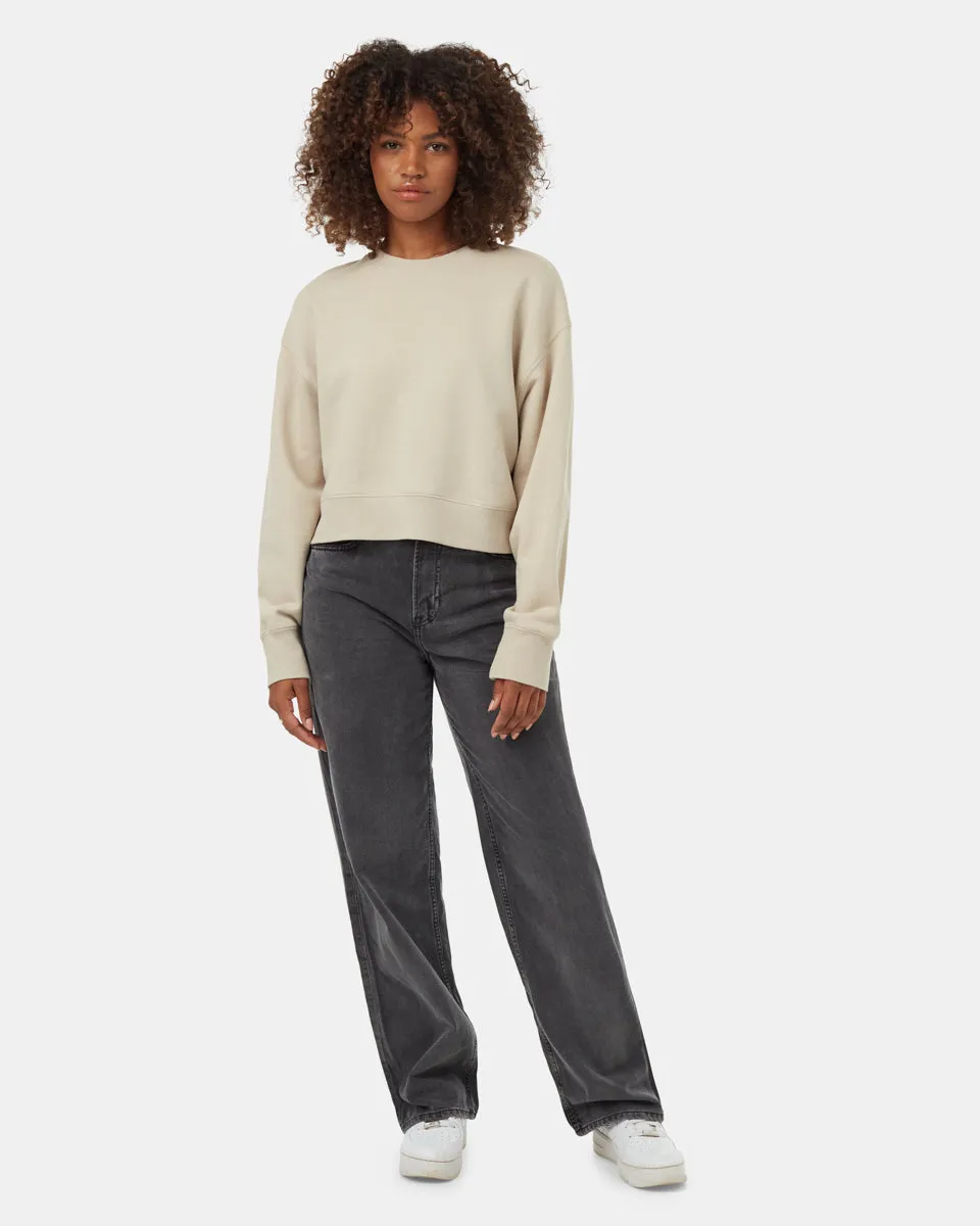 TreeFleece Oversized Cropped Crew sold by tentree product image thumbnail 2