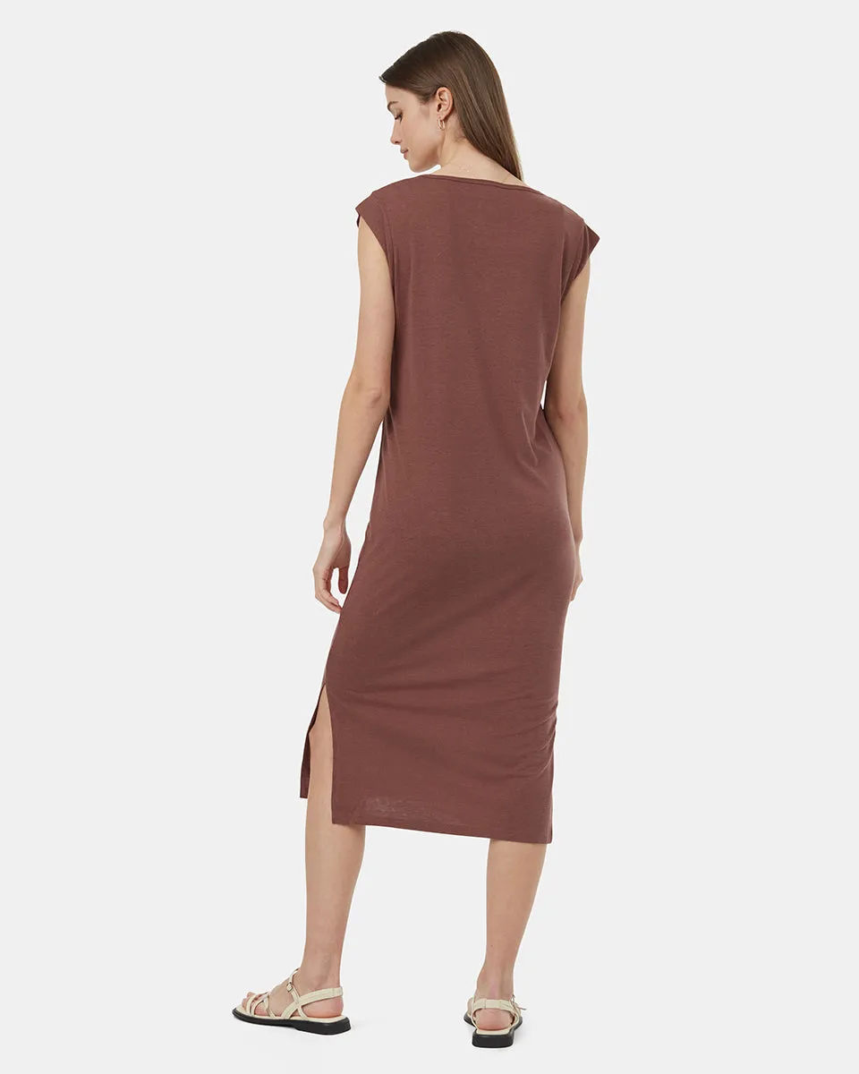 TreeBlend V-Neck Midi Dress sold by tentree product image thumbnail 2