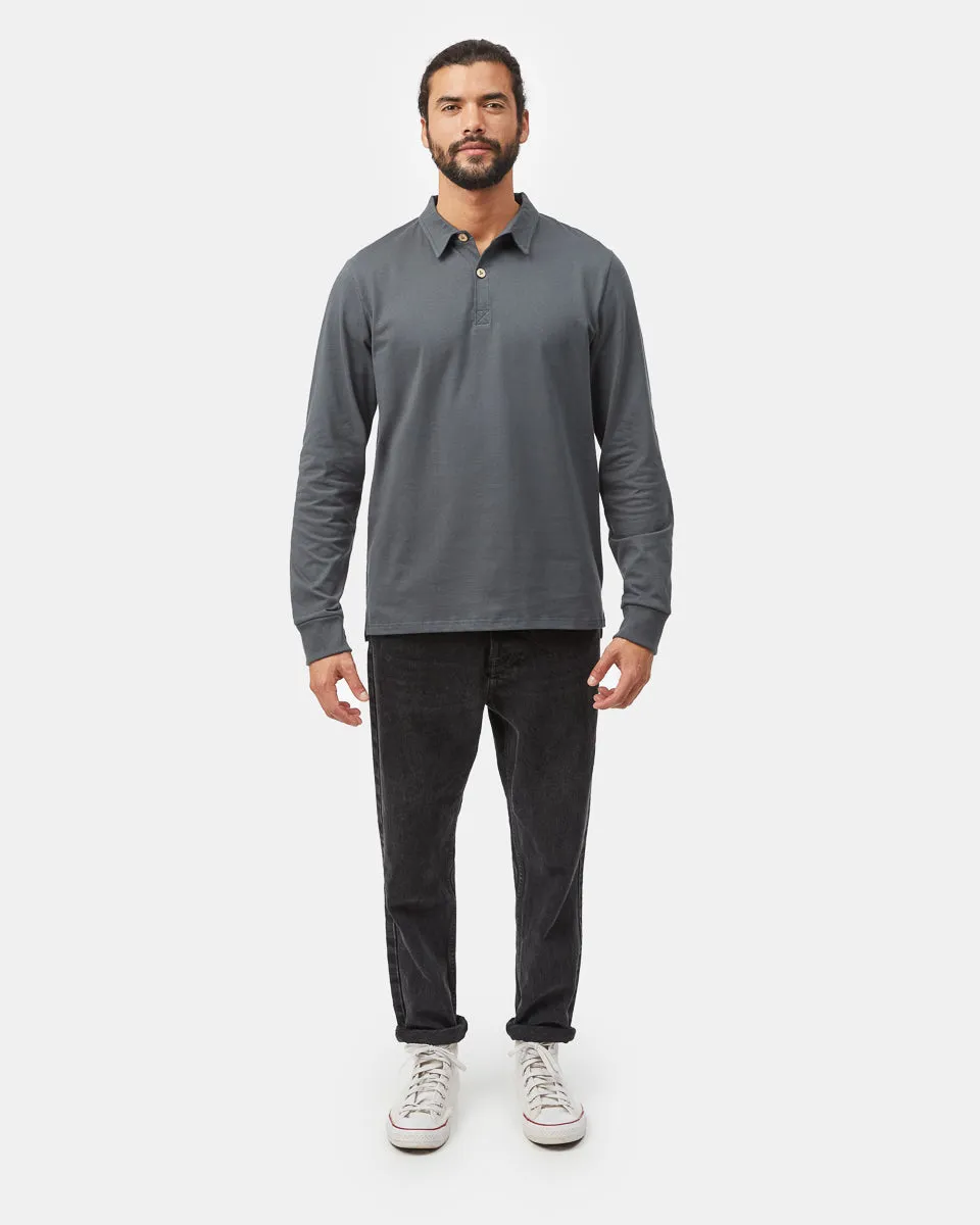 Recycled Cotton Polo Longsleeve sold by tentree product image thumbnail 2
