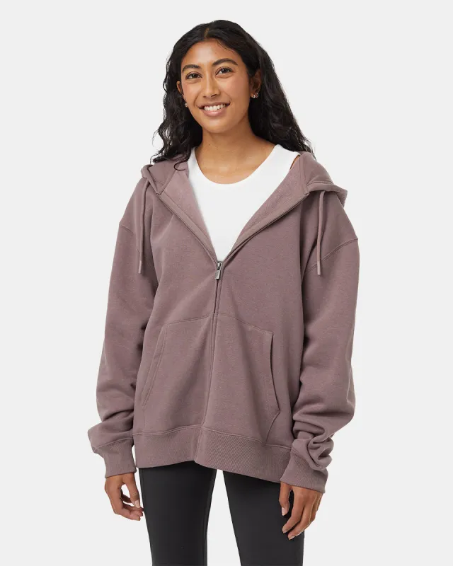 TreeFleece Oversized Zip Hoodie sold by tentree
