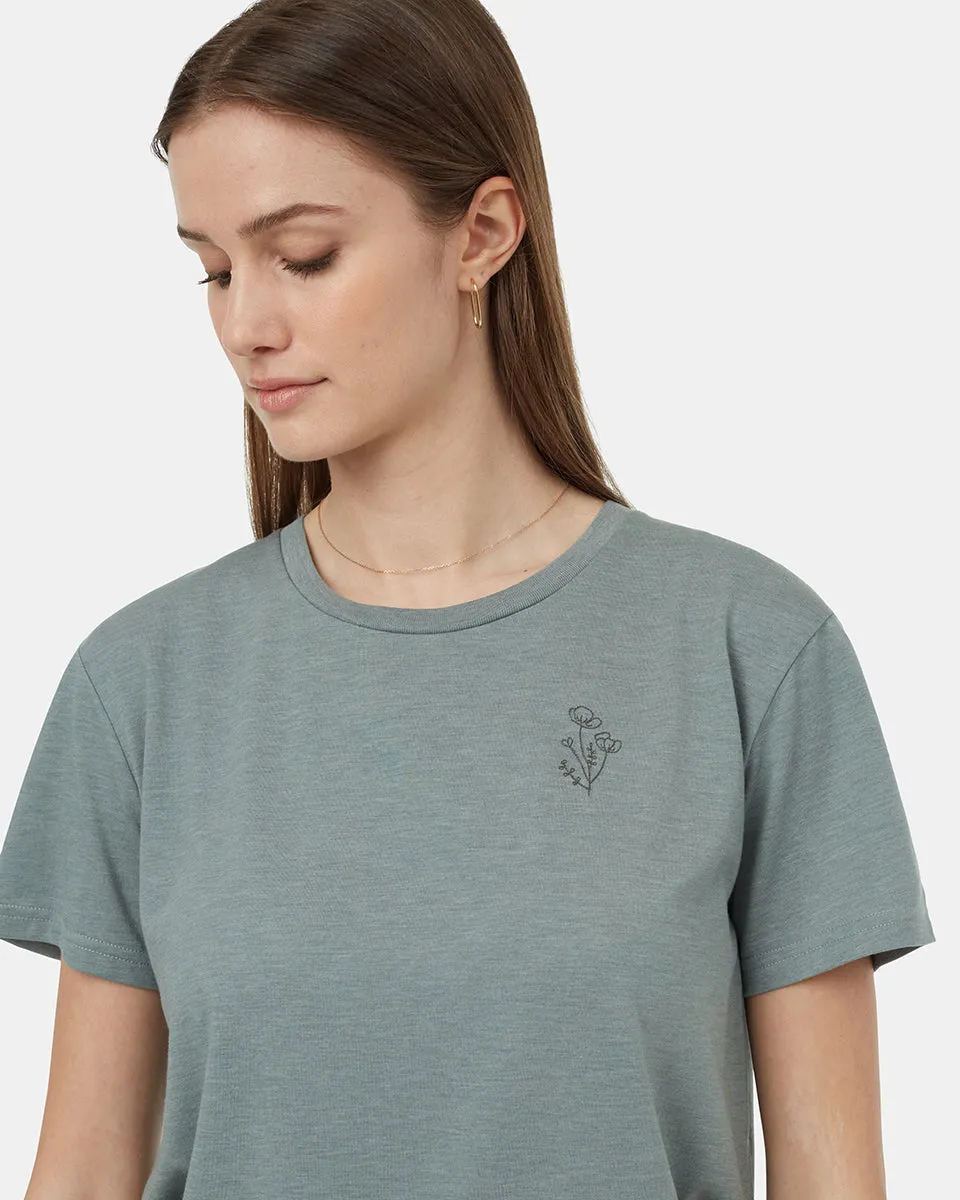 Wildflower Embroidery T-Shirt sold by tentree product image thumbnail 4