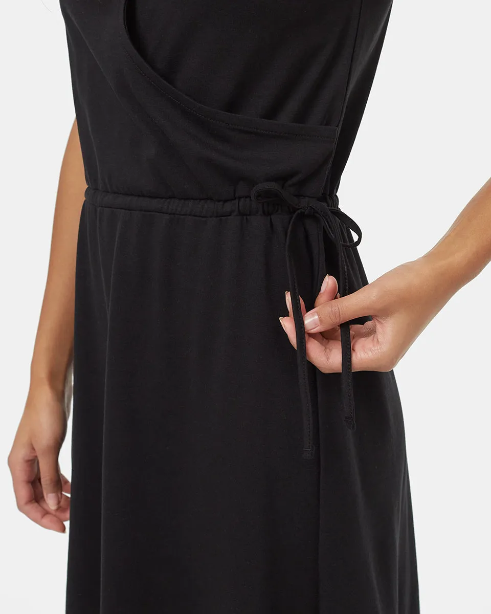 TreeBlend Wrap Front Dress sold by tentree product image thumbnail 5