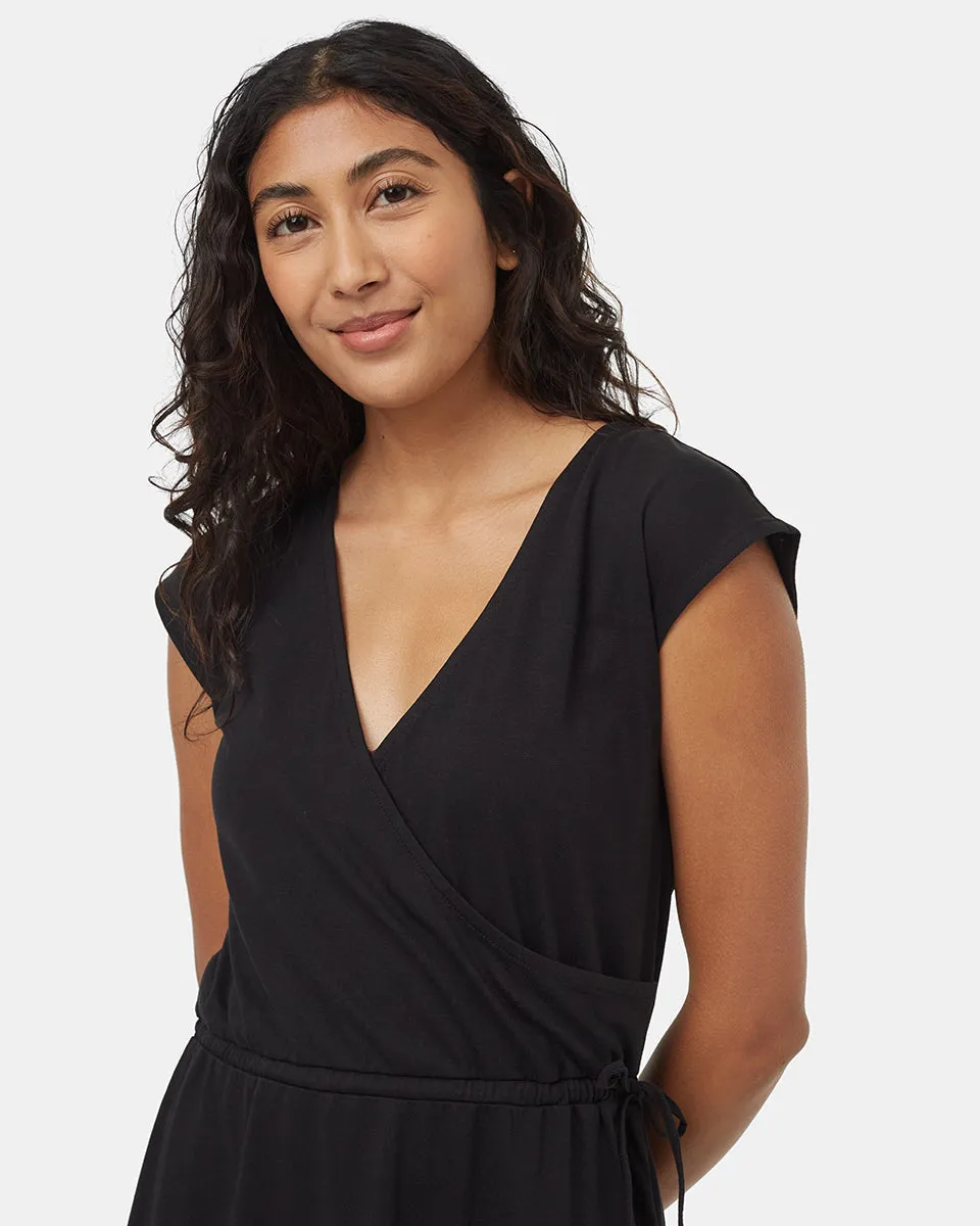 TreeBlend Wrap Front Dress sold by tentree product image thumbnail 4