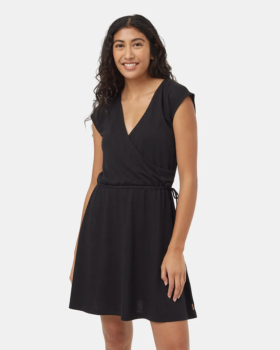 TreeBlend Wrap Front Dress sold by tentree