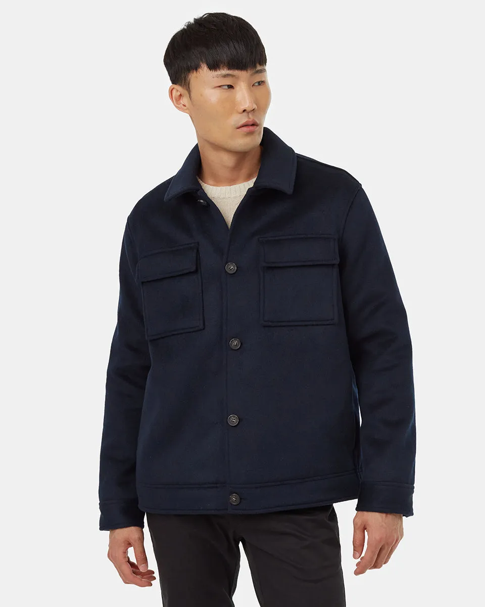 Wool Button Down Shacket sold by tentree product image thumbnail 4