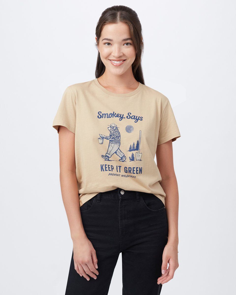 Smokey Bear Says T-Shirt sold by tentree