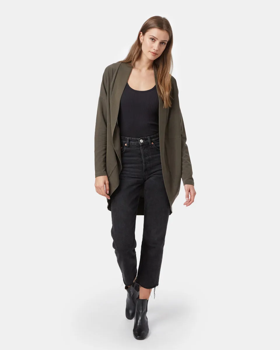 French Terry Cocoon Cardigan sold by tentree product image thumbnail 2