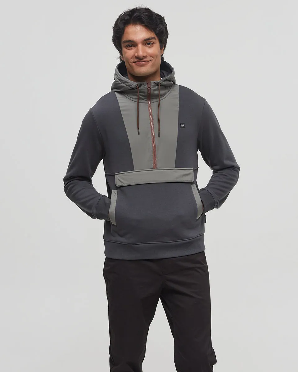 SeaFleece Contrast Anorak Hoodie sold by tentree