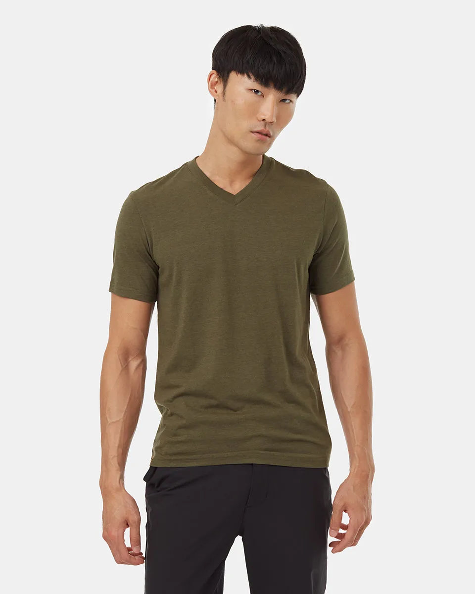 Treeblend V-Neck T-Shirt sold by tentree