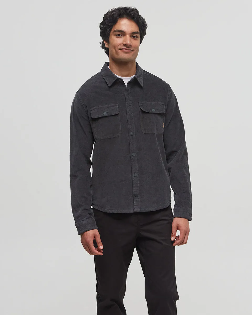 EcoStretch Corduroy Colville Shacket sold by tentree