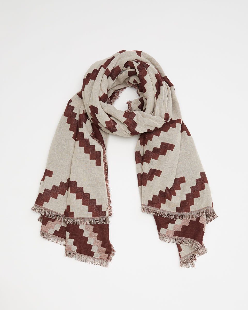 Organic Cotton Sumatra Blanket Scarf sold by tentree