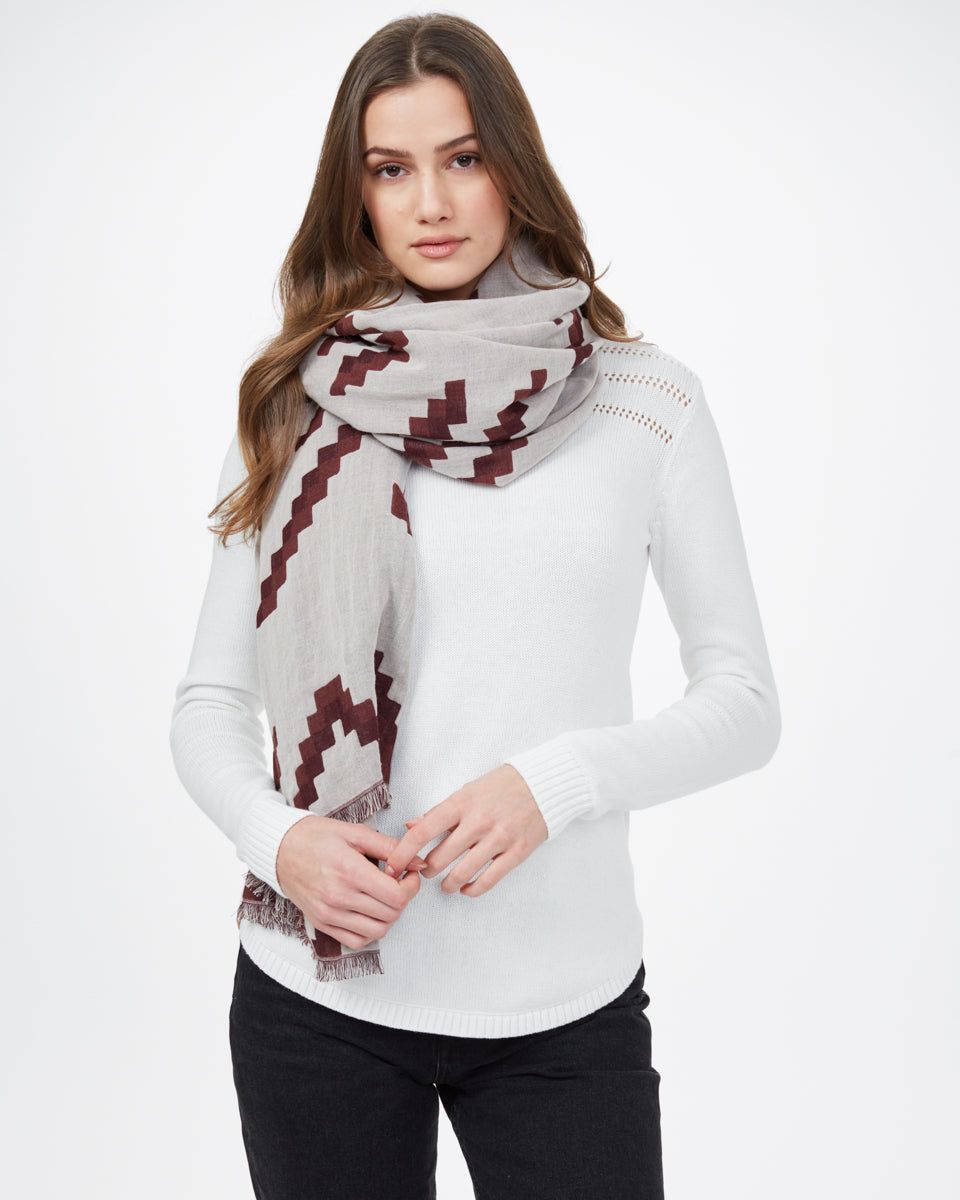 Organic Cotton Sumatra Blanket Scarf sold by tentree product image thumbnail 4