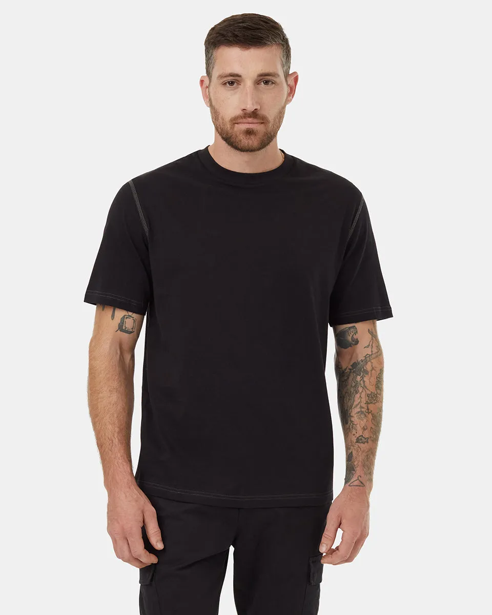 Contrast Thread Relaxed T-Shirt sold by tentree