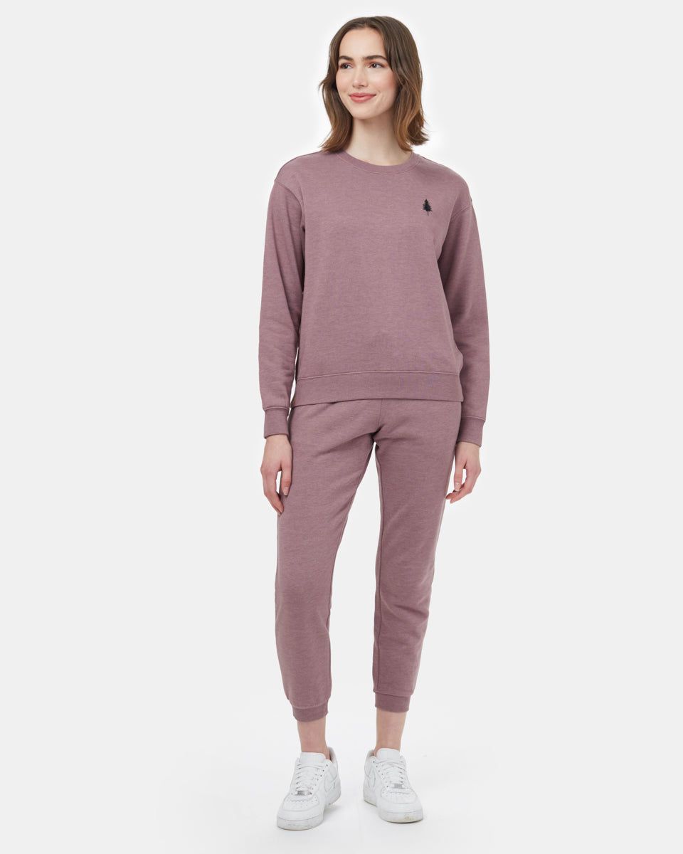 TreeFleece Golden Spruce Crew sold by tentree