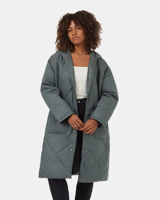 Cloud Shell Quilted Hooded Jacket sold by tentree