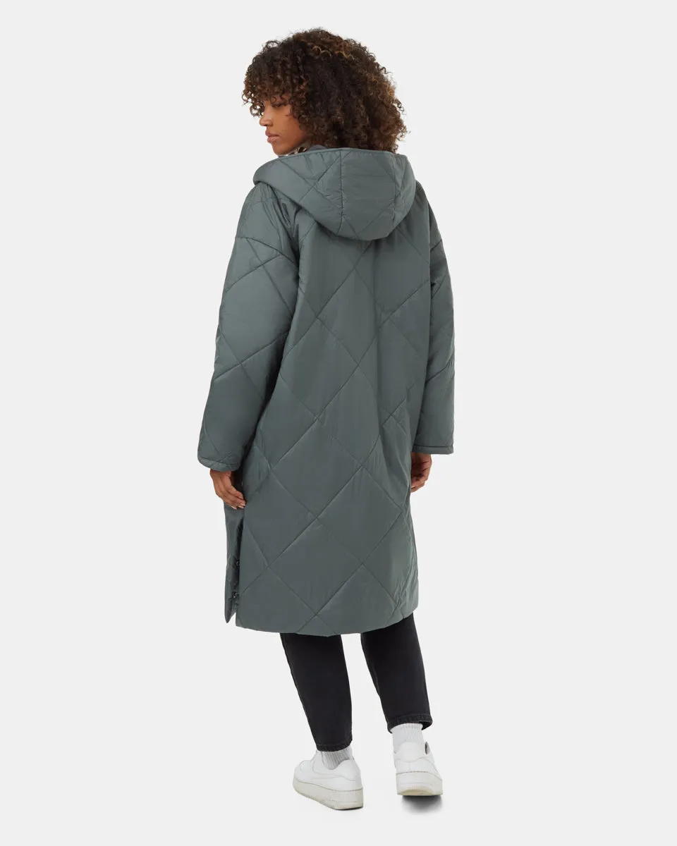 Cloud Shell Quilted Hooded Jacket sold by tentree product image thumbnail 3