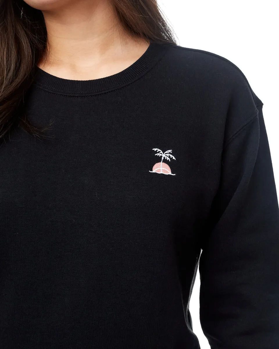 Palm Sunset Embroidery Crew sold by tentree product image thumbnail 3