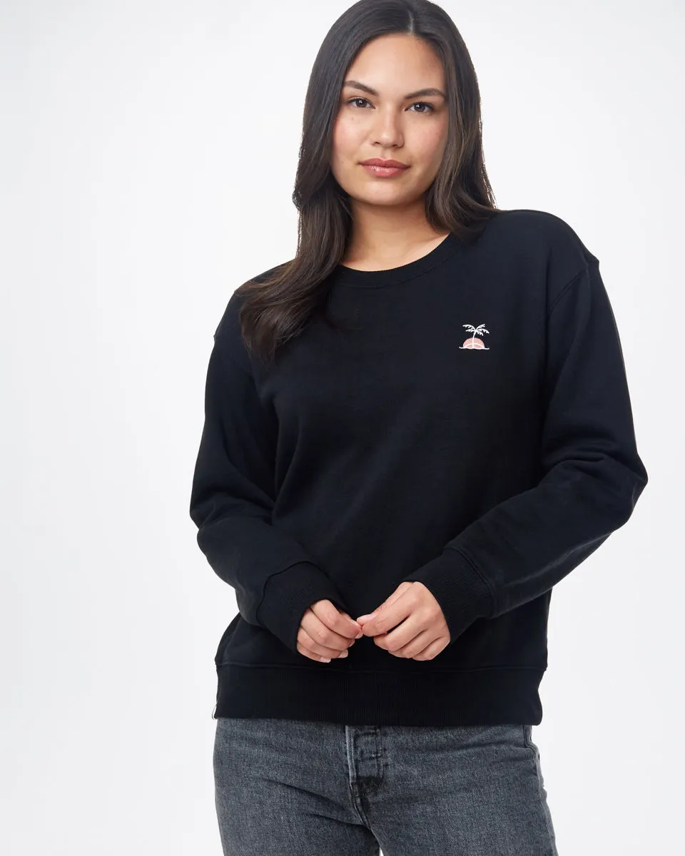 Palm Sunset Embroidery Crew sold by tentree