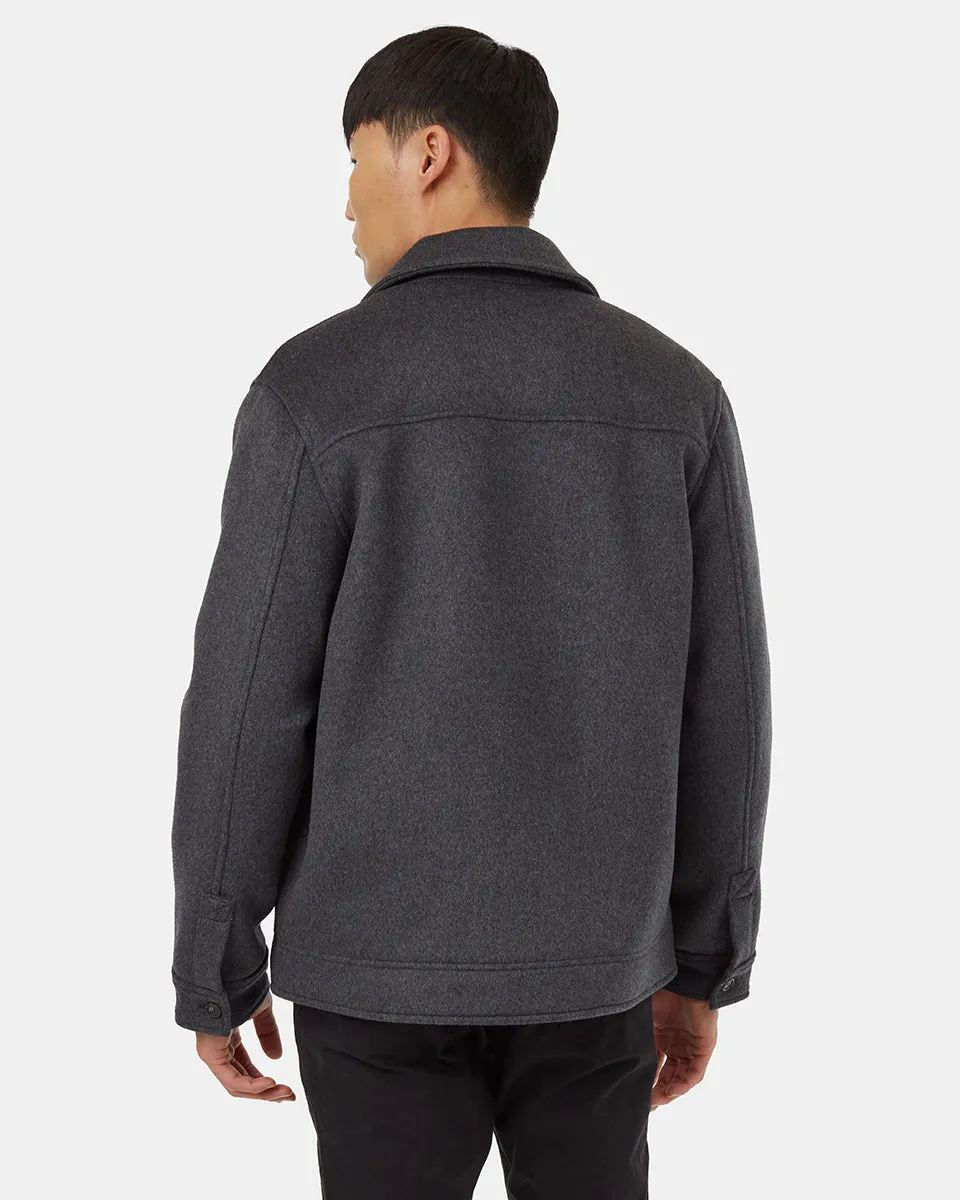 Wool Button Down Shacket sold by tentree product image thumbnail 3