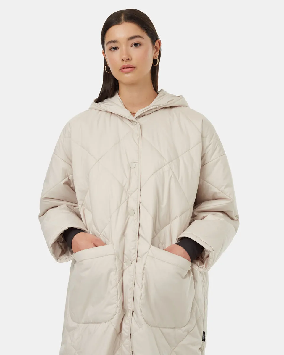 Cloud Shell Quilted Hooded Jacket sold by tentree product image thumbnail 4