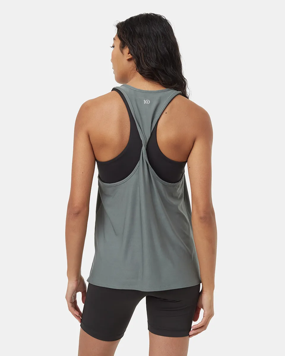 Active Soft Knit Light Twist Tank sold by tentree