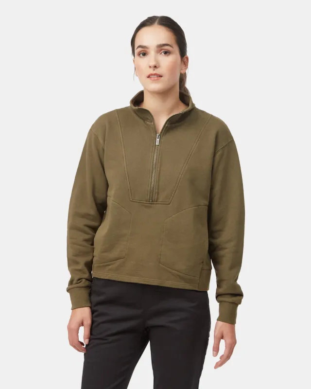 Organic Cotton French Terry Half Zip sold by tentree