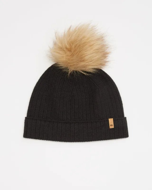 Wool Faux Fur Pom Beanie sold by tentree