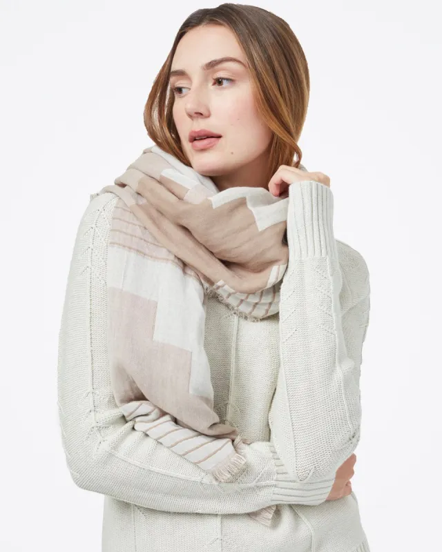 Organic Cotton Peaks Blanket Scarf sold by tentree