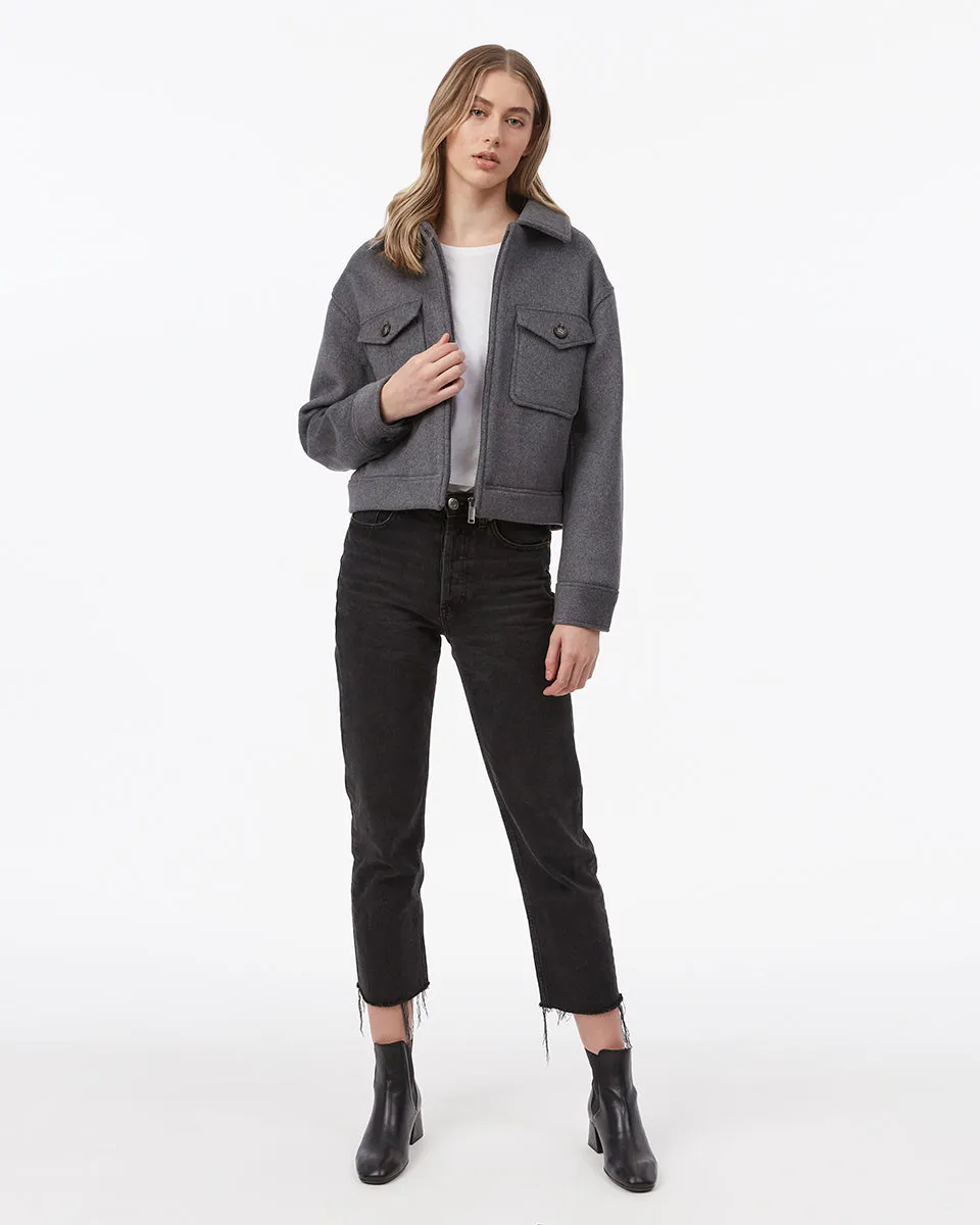 Wool Short Utility Jacket sold by tentree product image thumbnail 2