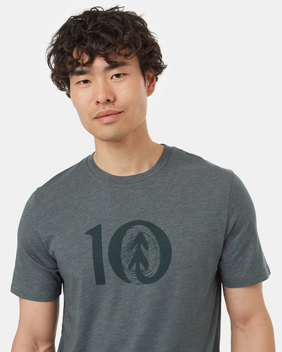 Woodgrain Ten T-Shirt sold by tentree product image thumbnail 4