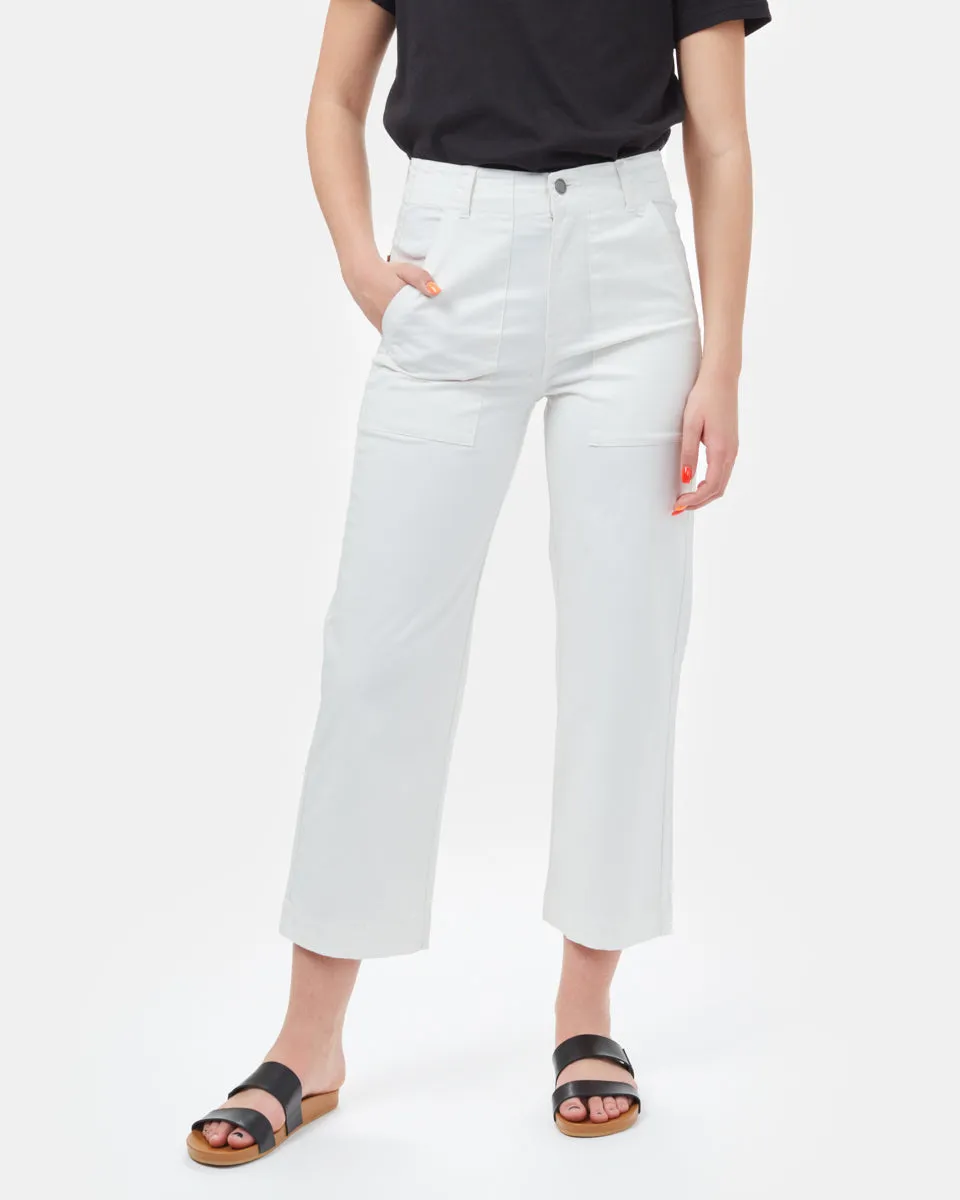 Twill Cropped Wide Leg Pant sold by tentree product image thumbnail 2