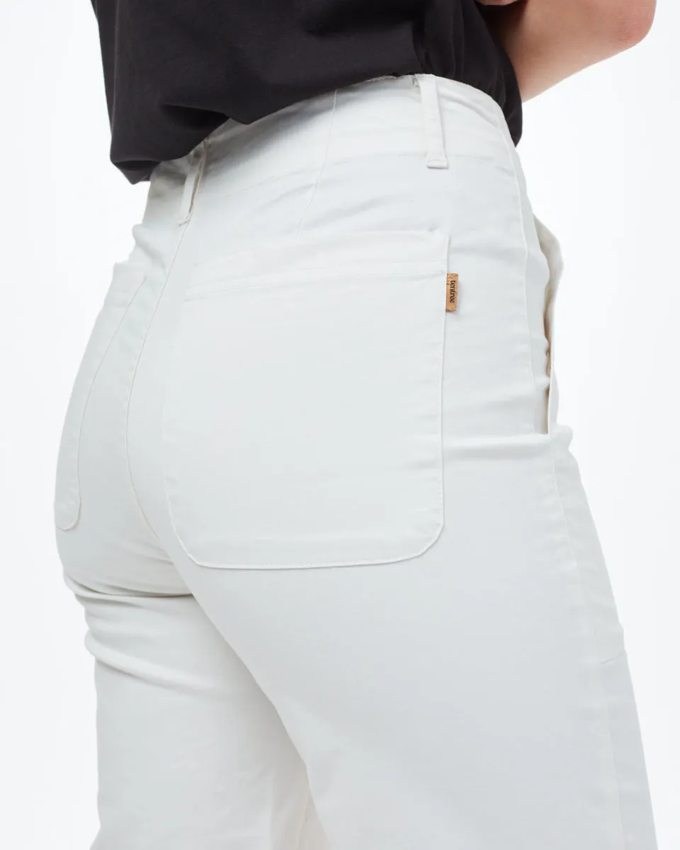Twill Cropped Wide Leg Pant sold by tentree product image thumbnail 4