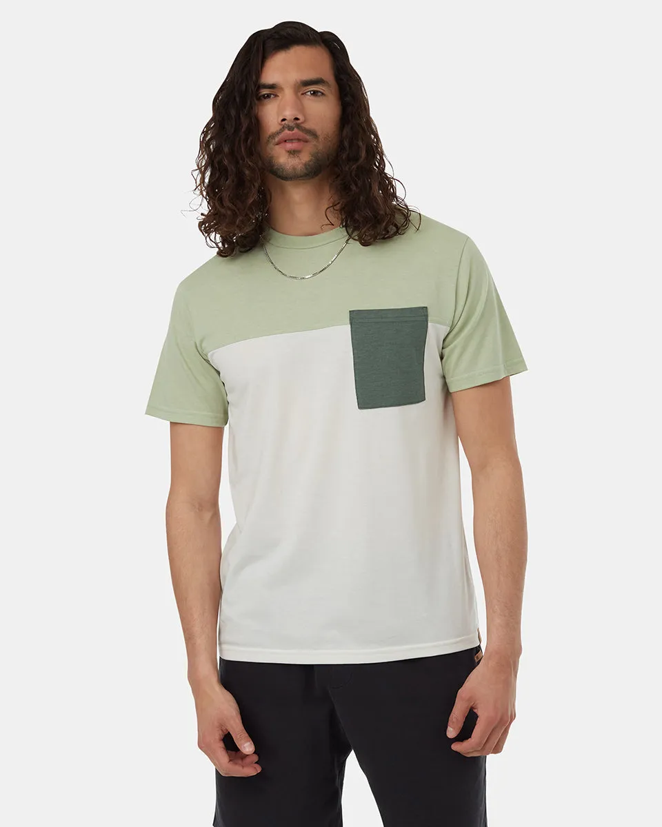 Blocked Pocket T-Shirt sold by tentree