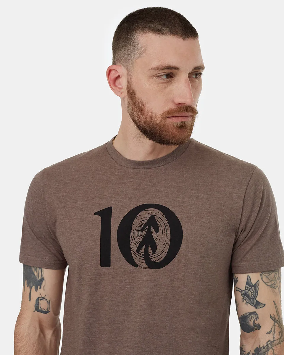 Woodgrain Ten T-Shirt sold by tentree product image thumbnail 3