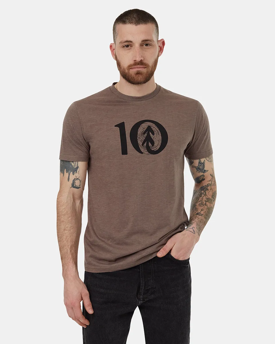 Woodgrain Ten T-Shirt sold by tentree product image thumbnail 4