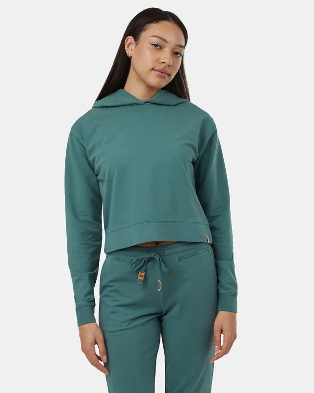 French Terry Cropped Hoodie sold by tentree