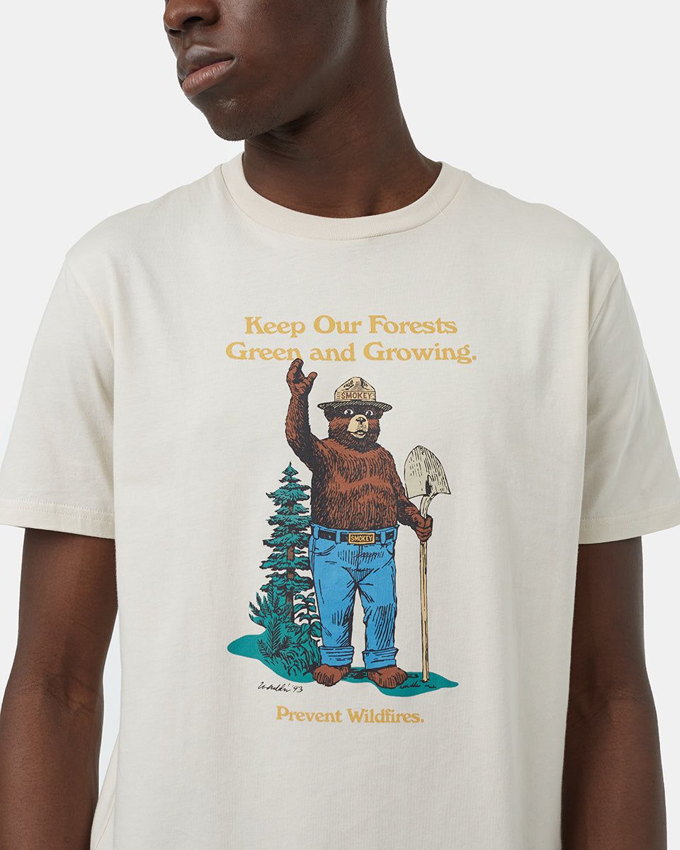 Smokey Bear Please Folks T-Shirt sold by tentree product image thumbnail 4