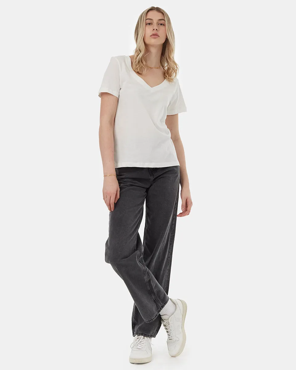 Regenerative Cotton V-Neck T-Shirt sold by tentree