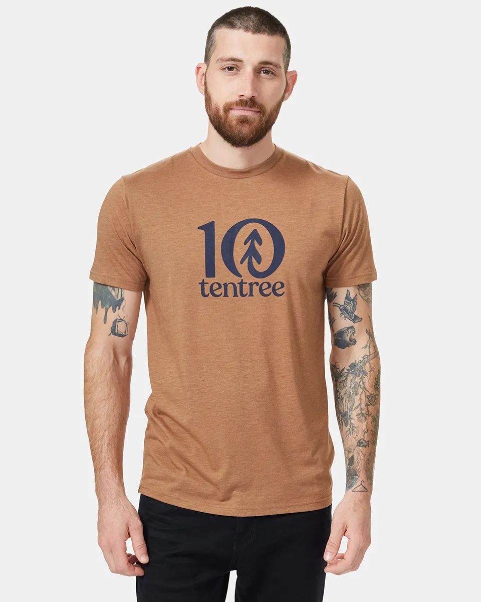 Tentree Logo T-Shirt (Meteorite Black Heather) sold by tentree product image thumbnail 2