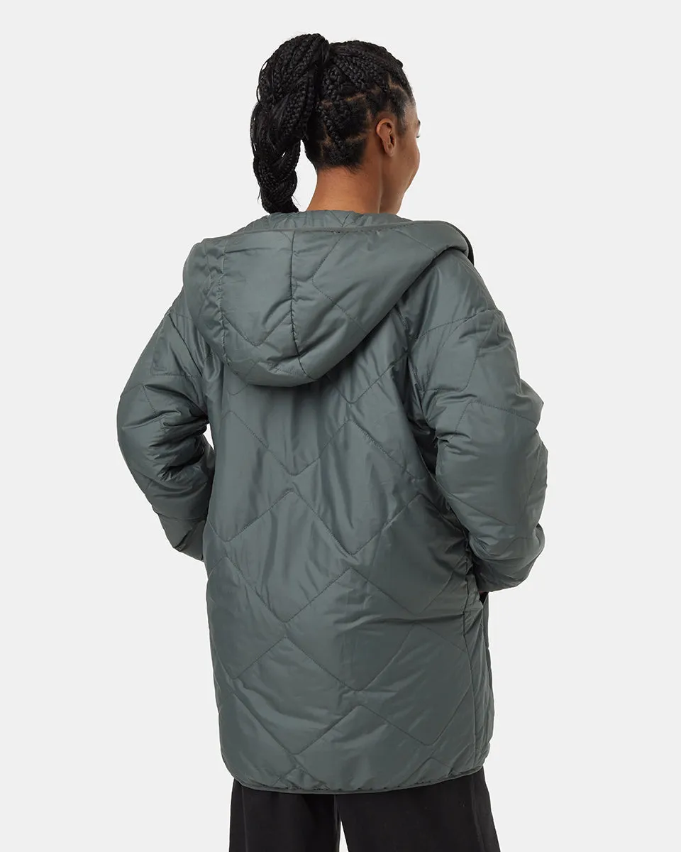 Recycled Boucle Reversible Long Jacket sold by tentree product image thumbnail 3