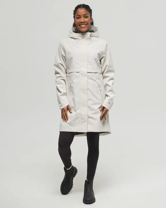 Nimbus Long Rain Jacket sold by tentree